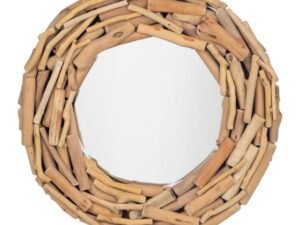 ESPEJO DE PARED CIRCULAR ESTILO RAMAS. COD: 36370