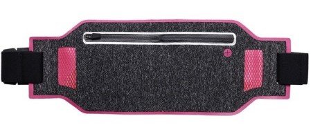 RIÑONERA DE VIAJE MODELO WINDER NEGRO/FUCSIA FLUORESCENTE. COD: WI18-FU