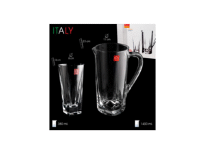 SET JARRA + 6 VASOS FUSION COD: 0007290