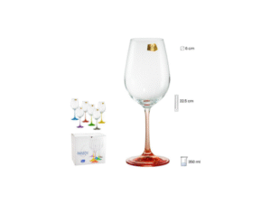 SET 6 COPAS 350 ML COLOR PIE SURTIDO COD: 0012339