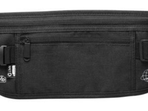 RIÑONERA DE VIAJE MODELO GLOBER NEGRO.  COD:  GL18-NE