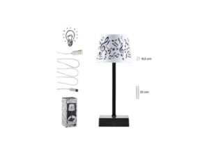 LÁMPARA BATERÍA RECARGABLE MÚSICA COD: 0024265