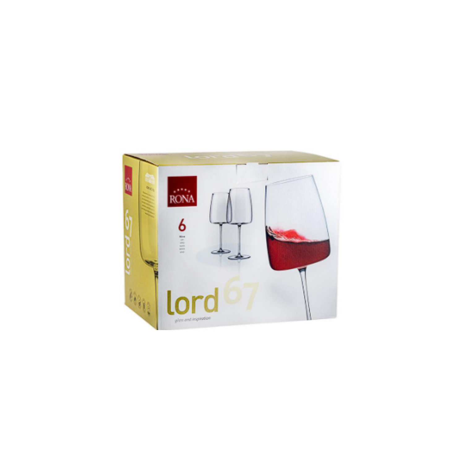 SET 6 COPAS VINO 670 ML COD: 0012488 1