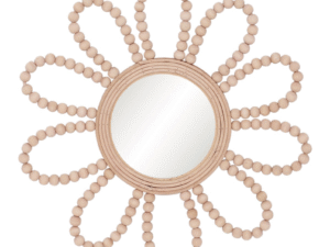 ESPEJO DE PARED CIRCULAR GRANDE ESTILO FLORES. COD: 36438