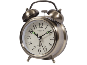 DESPERTADOR CAMPANA VINTAGE ORO VIEJO PÑO RDO. CP08. CD:41503