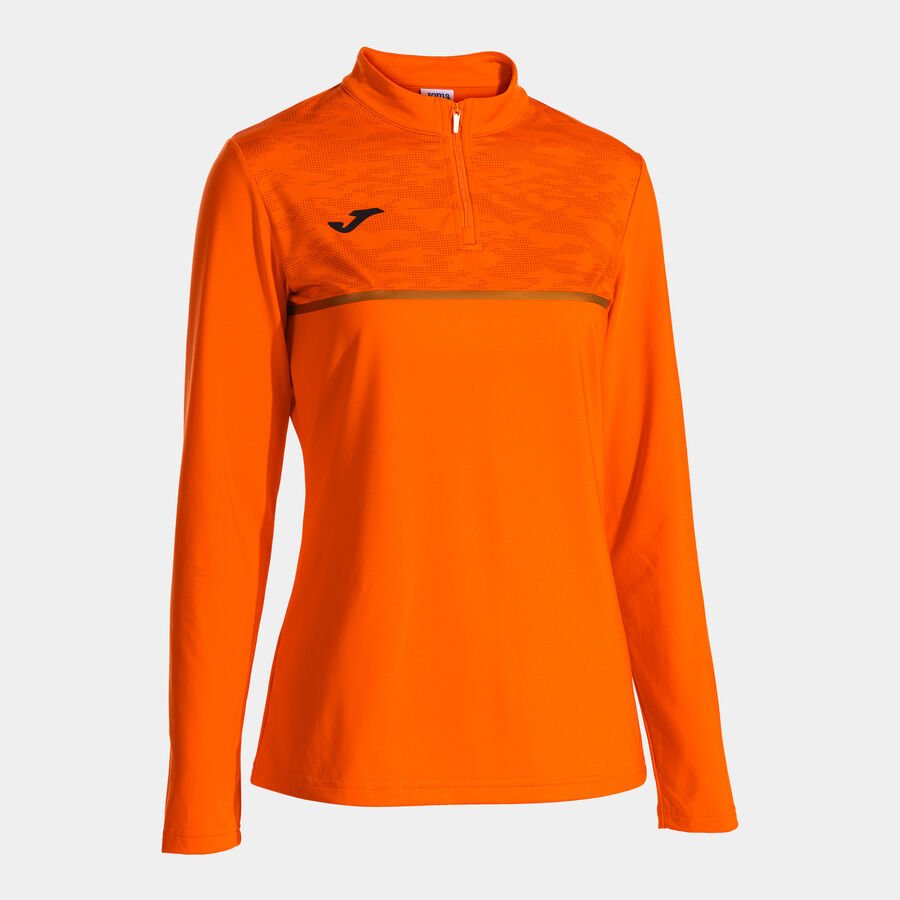 SUDADERA MUJER JOMA RECORD III NARANJA CD: 902529.880