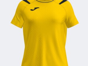 CAMISETA BALONMANO DINAMO II MANGAS CORTA MUJER AMARILLO-NEGRO