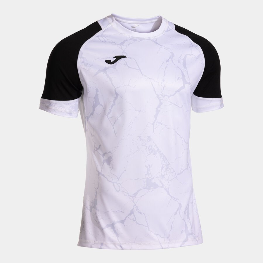 CAMISETA BALONMANO PERFORMANCE MANGAS CORTA BLANCO Y NEGRO