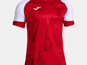 CAMISETA BALONMANO PERFORMANCE MANGAS CORTA ROJO Y BLANCO