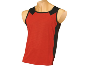 CAMISETA TIRANTAS TÉCNICA DREAM ROJA IMPRESA POR SUBLIMACIÓN (CON DIBUJO DEL CLIENTE)