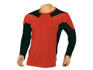 CAMISETA MANGA LARGA TÉCNICA DREAM ROJO IMPRESA POR SUBLIMACIÓN (CON DIBUJO DEL CLIENTE)