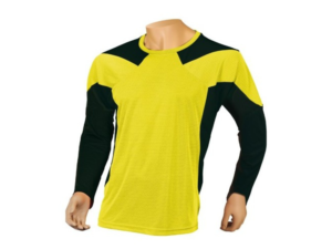 CAMISETA MANGA LARGA TÉCNICA DREAM AMARILLA IMPRESA POR SUBLIMACIÓN (CON DIBUJO DEL CLIENTE)