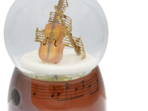 BURBUJA_BOLA MUSICAL-42327 VIOLIN INT.GIRAT. AUTO COD: 00941