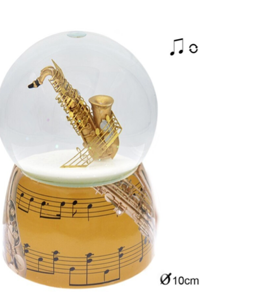 BURBUJA_BOLA MUSICAL-42685 SAXO INT.GIRAT. 100MM H COD: 00947