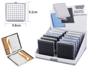 DISPLAY-12 PITILLERAS 20 CIG. CH SPIKES COLOR STDO COD: 31482