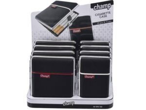 DISPLAY-12 PITILLERAS PU NEGRA STDS 20PCS Y 12 PCS COD: 31002