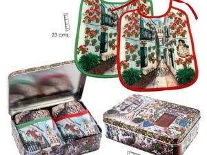 LATA CON DOS BABEROS PATIOS DE CÓRDOBA. COD: 0009505