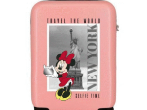 MALETA DE VIAJE TIPO TROLLEY MODELO DISNEY MINNIE BLANCO CD 23340027110007-MIC