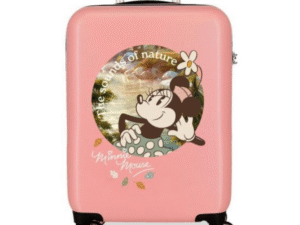 MALETA DE VIAJE TIPO TROLLEY MODELO DISNEY MINNIE ROSA CD: 23340031110001-MIC