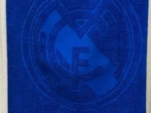 TOALLA DE PLAYA MODELO FUTBOL REAL MADRID BLUE. EN ALGODÓN 70x140. COD: 5281659-AZN