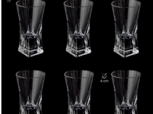 SET 6 VASOS CHUPITO ALTO     COD: 0005477