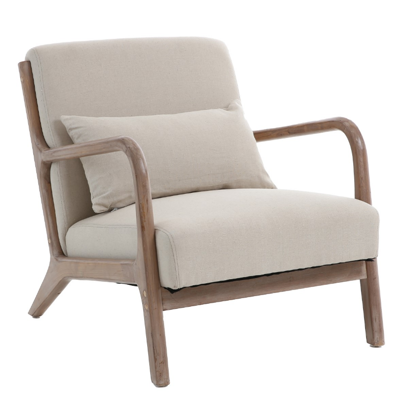 SILLÓN BLANCO DISEÑO SIMPLE. COD: 34667