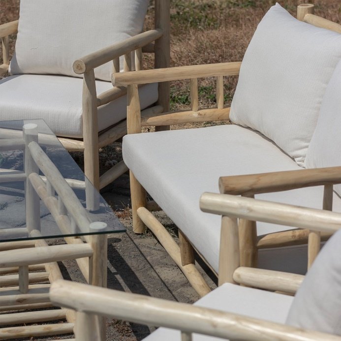 SILLÓN BLANCO DISEÑO VERANIEGO. COD: 343681 - Imagen 2