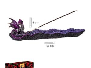 SOPORTE INCIENSO DRAGÓN MORADO COD: 0023205