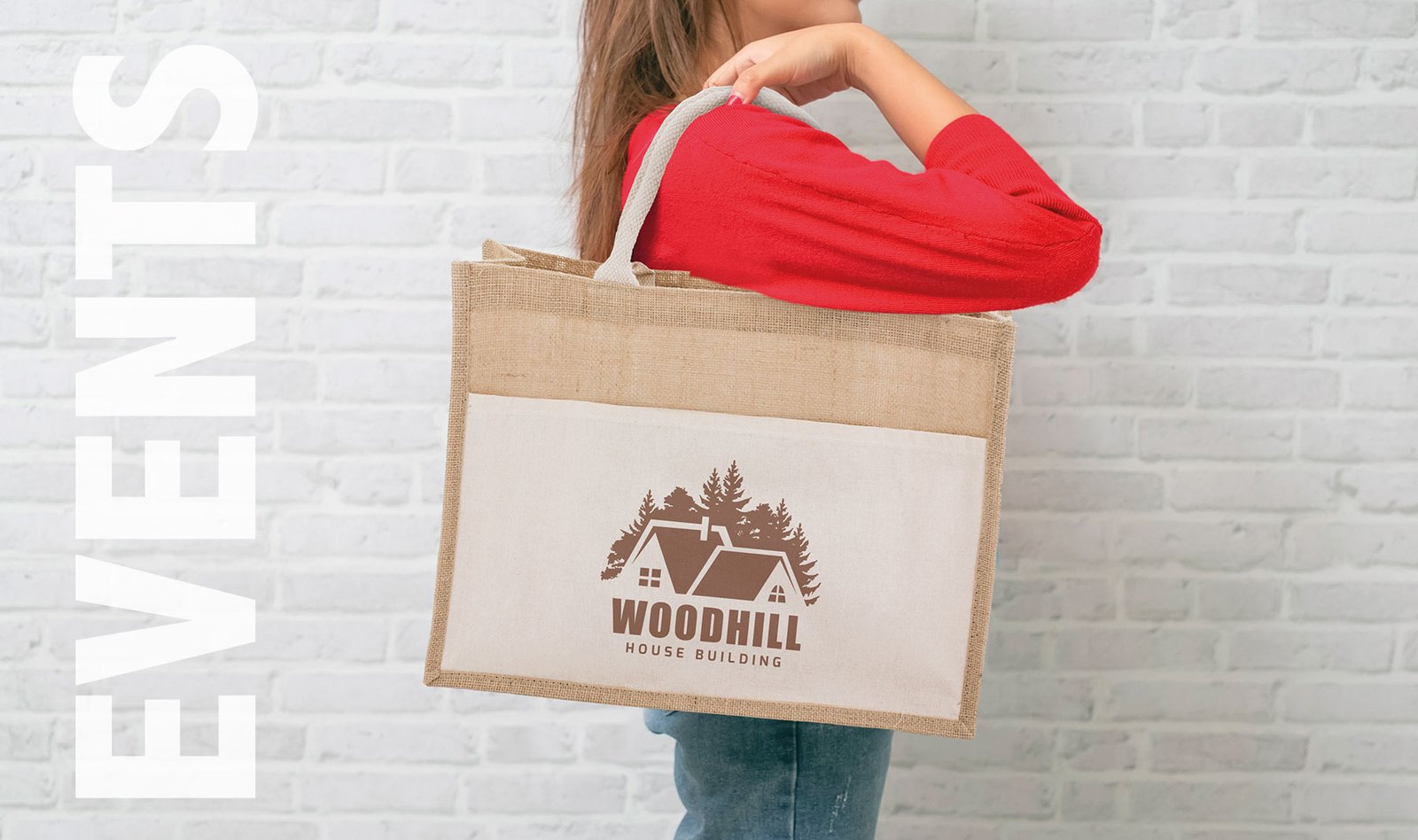 BOLSA PLAYERA DE YUTE MODELO EVENTS. COD: T-401011