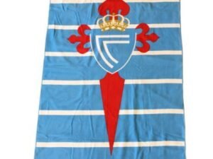 TOALLA DE PLAYA MODELO FUTBOL CELTA DE VIGO. EN FIBRA. COLOR AZUL. TAMAÑO 90x180. COD: 79TOACEL