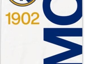 TOALLA DE PLAYA MODELO FUTBOL REAL MADRID 1902. EN MICROFIBRA. MULTICOLOR. TAMAÑO 70x140. COD: 13RM17076
