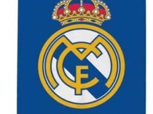 TOALLA DE PLAYA MODELO FUTBOL REAL MADRID BLUE & SPAIN R. MADRID. EN MICROFIBRA. COLOR AZUL. TAMAÑO 70x140. COD: 39NW1371