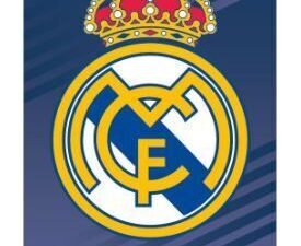 TOALLA DE PLAYA MODELO FUTBOL REAL MADRID ESCUDO R. MADRID NAVY. EN MICROFIBRA. COLOR AZUL. TAMAÑO 70x140. COD: 422200010482-CRD