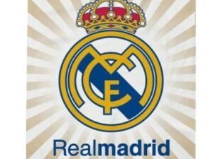 TOALLA DE PLAYA MODELO FUTBOL REAL MADRID ESCUDO R. MADRID. EN MICROFIBRA. COLOR GRIS. TAMAÑO 70x140. COD: 13RM16898.12-MAY