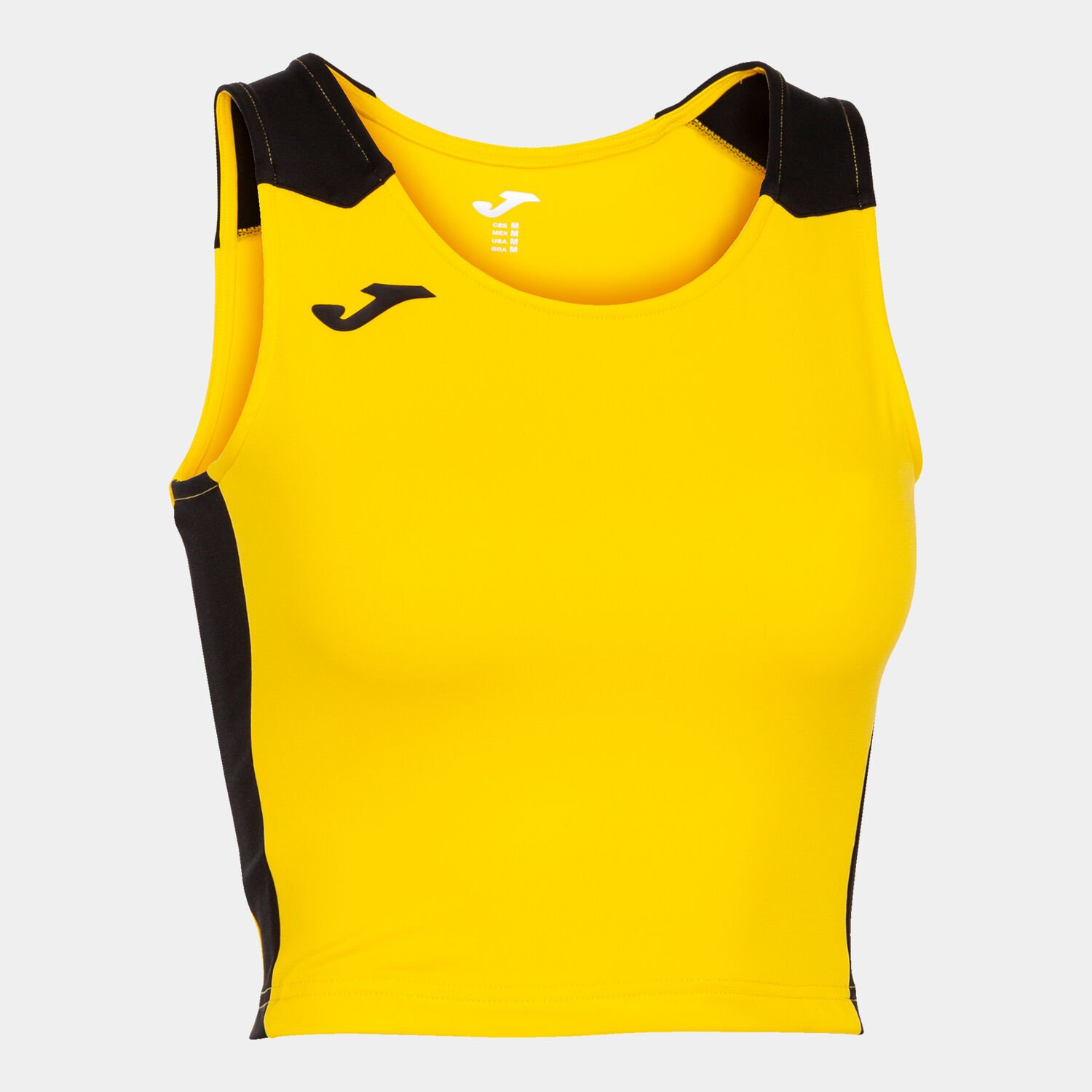 TOP MUJER JOMA RECORD II AMARILLO/NEGRO