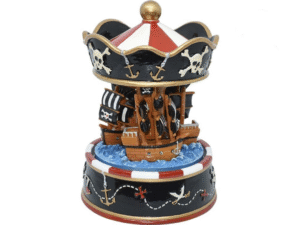CARRUSEL MUSICAL PÑO. BARCO PIRATA 11X17CM COD 40540