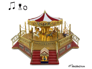 CARRUSEL XXL ESCALINATAS C/MUSICA, MOVIMIENTO Y LUZ COD 42366
