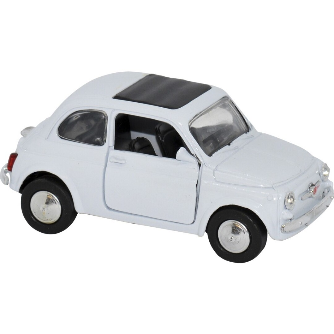 FIAT 500 1965 BLANCO ESCALA 1:32 L: 9CM CD:40318