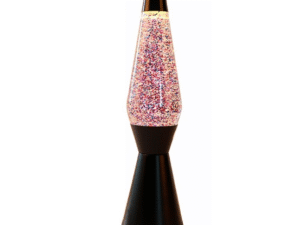 LÁMPARA METÁLICA PURPURINA BULLET NEGRA IT44 H:40C  COD:42248