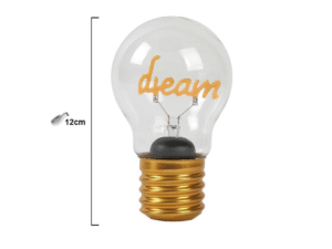 LAMPARA SOBREMESA BOMBILLA DREAM IT882 COD: 42907