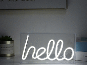 LETRERO LED HELLO IT763.  COD:42872