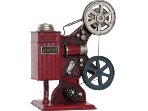 PROYECTOR CINE ROJO RETRO METAL RD730. COD: 41482