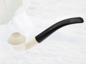 PIPA ESPUMA MAR CALABASH CURVA SEMI TALLADA. MOD: 21180