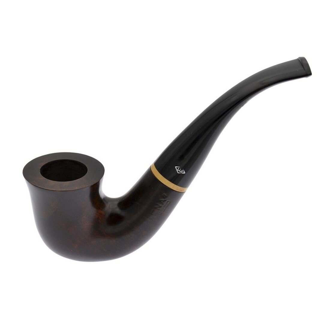 PIPA ENA MEDIANA CALABASH MARRÓN 703/9MM CURVA. MOD: 21054