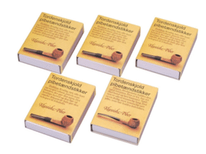 PACK 50 CAJETILLAS 60 CERILLAS MADERA PARA PIPAS L