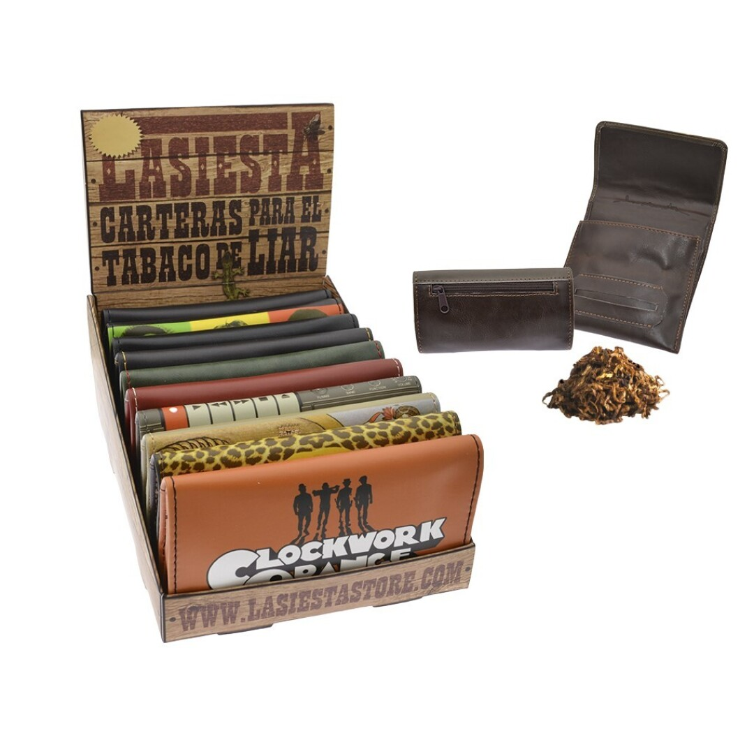 DISPLAY-15 BOLSAS TABACO LA SIESTA-1 ESTAMPADAS ST. 31341