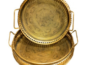 SET 2 BANDEJAS DE HOJALATA (GRANDE + PEQUEÑA)