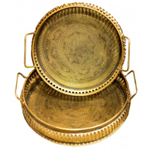 SET 2 BANDEJAS DE HOJALATA (GRANDE + PEQUEÑA)