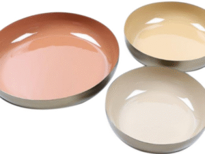 SET 3 BANDEJAS MARRONES DE DIFERENTES TAMAÑOS