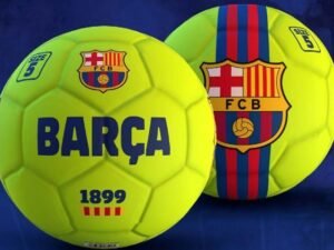 BALÓN DE FUTBOL FC BARCELONA AMARILLO FLUOR TALLA 5 CD: 53BB1020